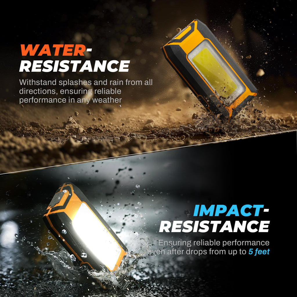 2-Pack LED Rechargeable Magnetic Work Light 1500 Lumens O1630