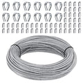 1/8 inch Stainless Steel Wire Rope Kit, 33ft M65257