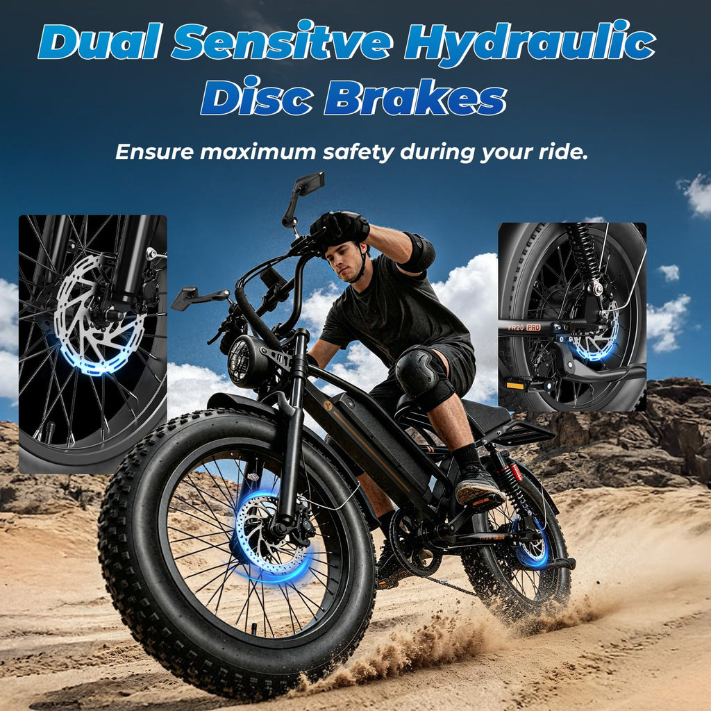 Electric Bike, 3000W Peak, 90 Miles & 38MPH H9068