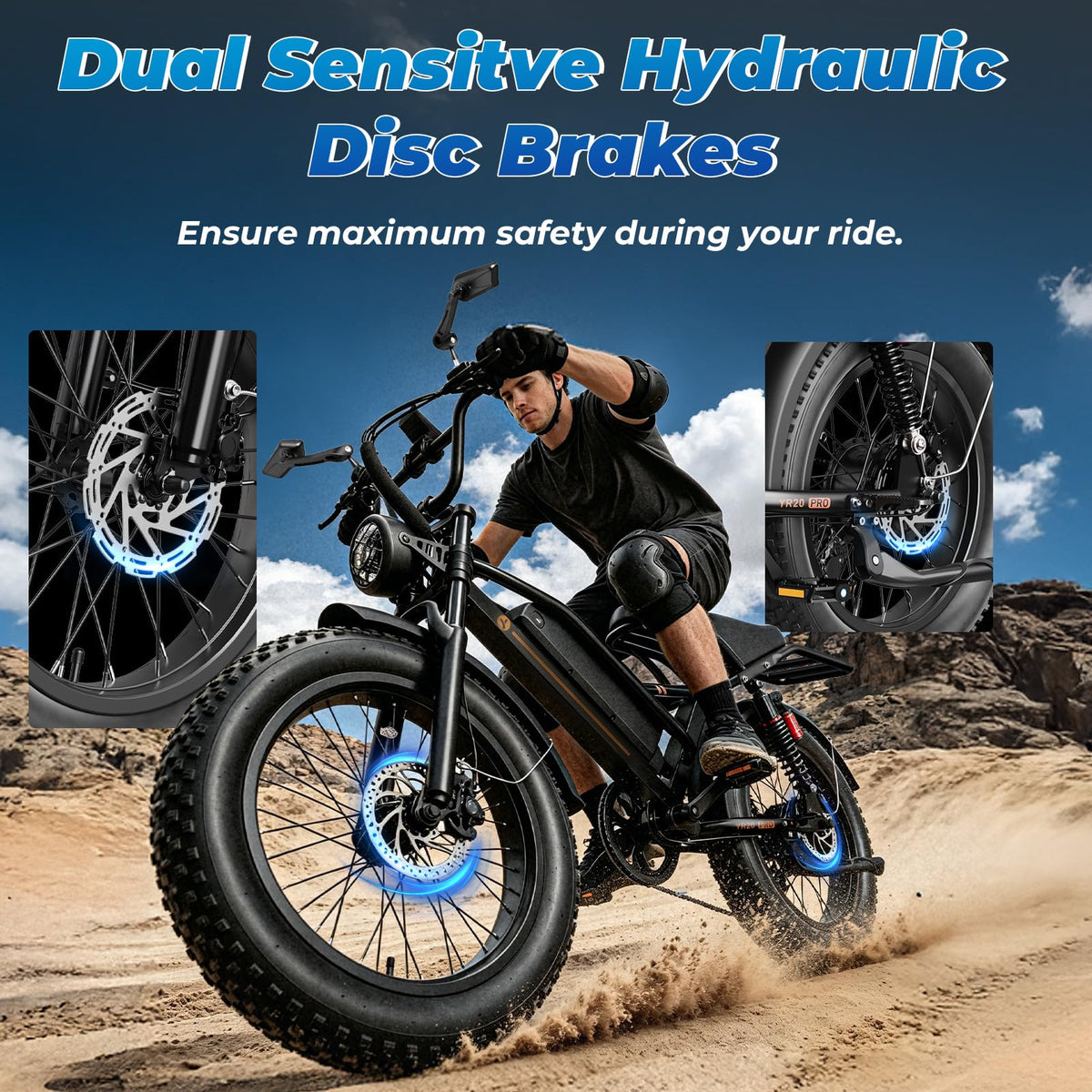 Electric Bike, 3000W Peak, 90 Miles & 38MPH H9068