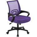 Purple Adjustable Swivel Mesh Office Chair Y39661