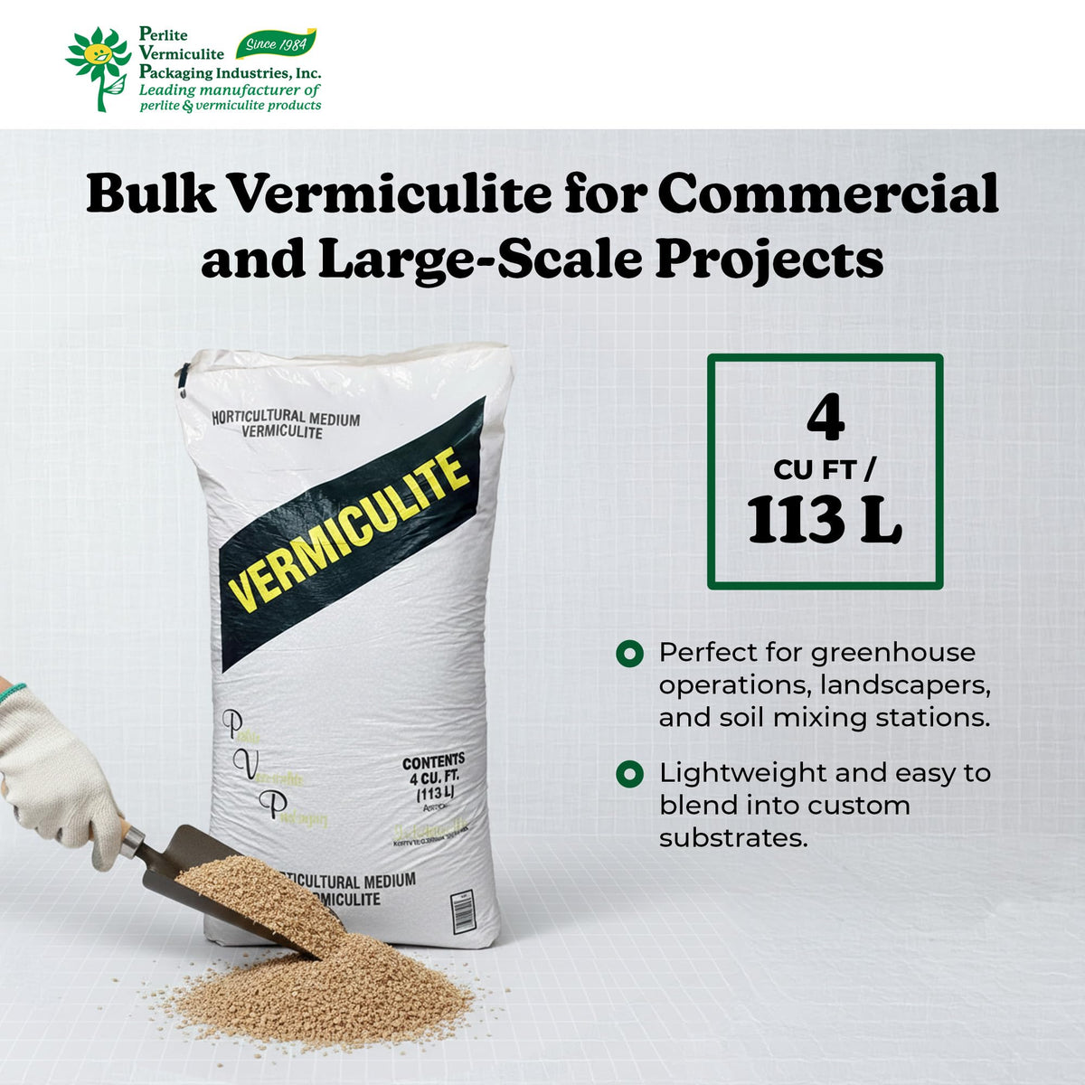 4 Cubic Feet Medium Vermiculite Soil Conditioner T983538