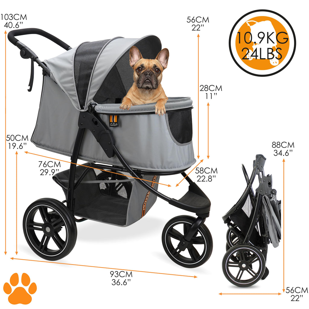 Dog & Pet Buggy, Holds up to 32 kg, Easy Fold D872640