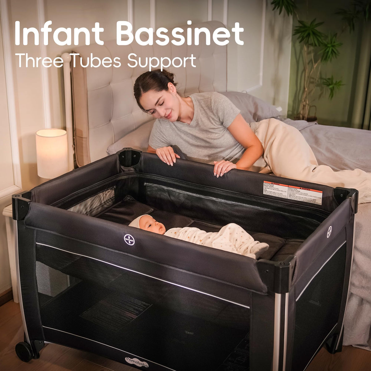 4 in 1 Baby Playards with Bassinet K920833