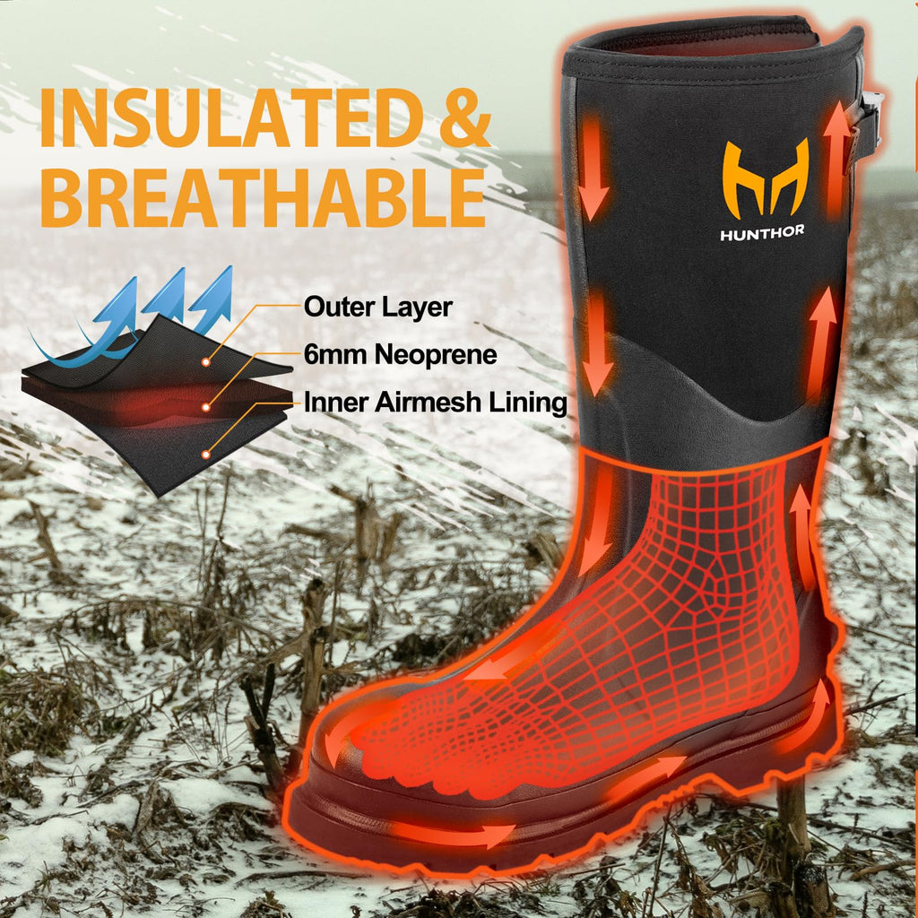Steel Toe Rubber Work Boots I64096