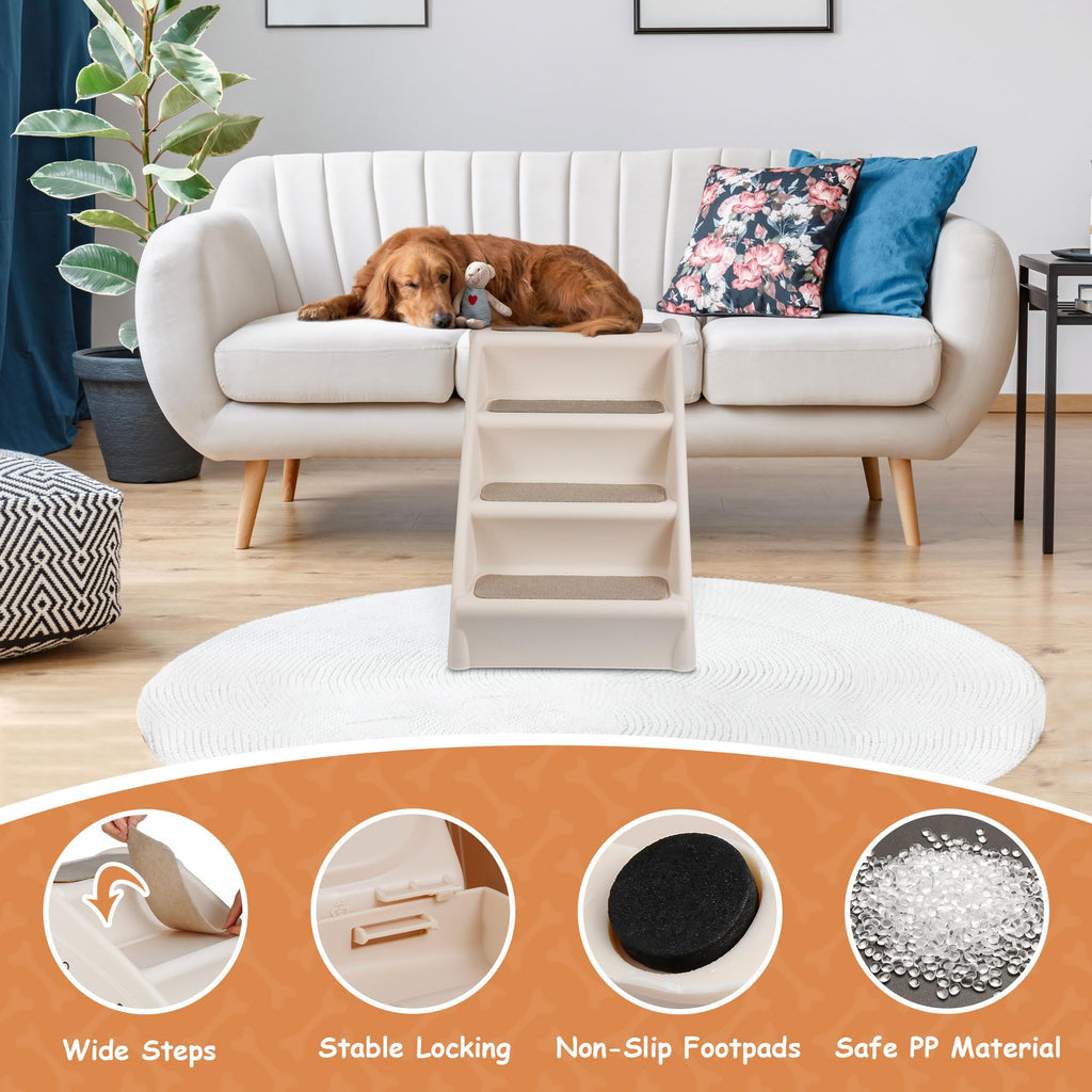 4-Step Non-Slip Dog Stairs E322835