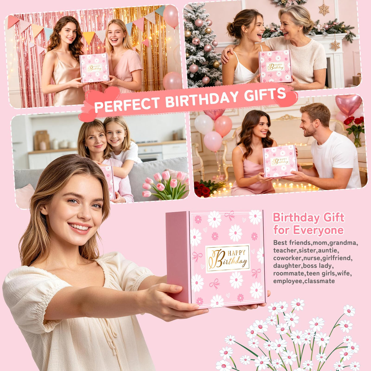 Pink Self Care Relaxing Gift Set E70619