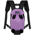 Adjustable Ventilated Dog Carrier Backpack, Medium, 9-13 lbs, Purple J8182
